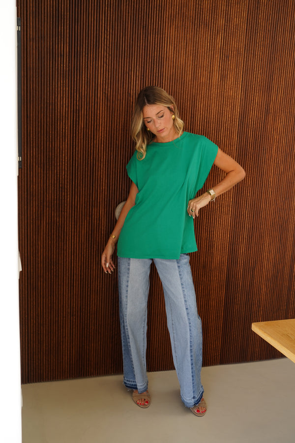 Harlem green T-shirt