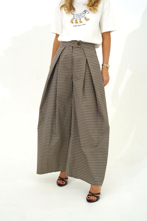 Pantalon Léana Marron