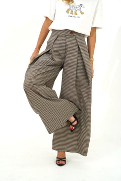 Pantalon Léana Marron