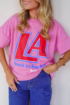 Tshirt sweat LA Rose
