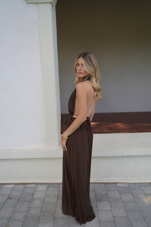 Ensemble Opaline Marron