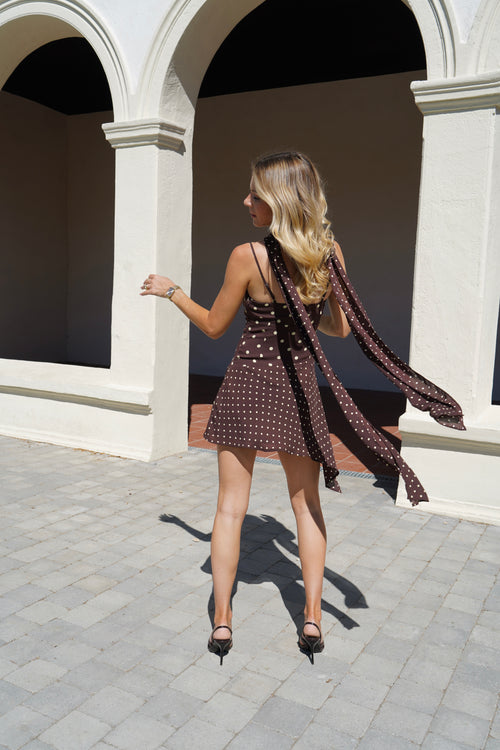 Robe Cocoa Dots