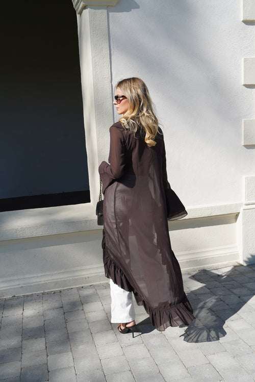 Chemisier Isodora marron