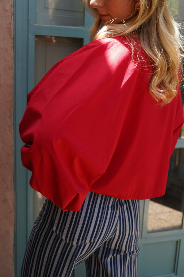 Blouse Mazarine rouge