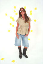 Chemisier Bianca beige