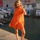 Robe Maria orange