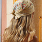 Bandana brodé beige