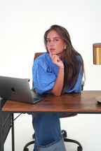 Blouse Vicky Bleue