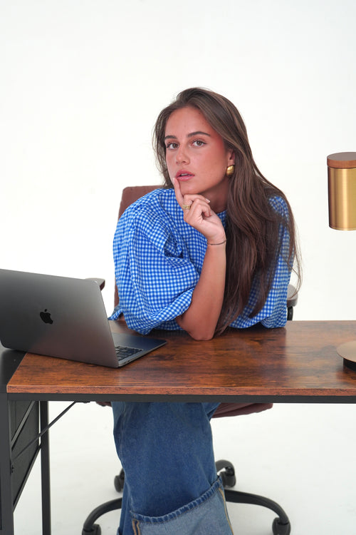 Blouse Vicky Bleue