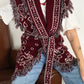 Gilet Janice Bordeaux