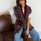 Gilet Janice Bordeaux