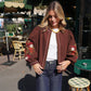 Veste Laura marron