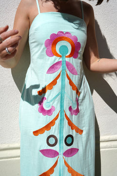Andalucia blue dress