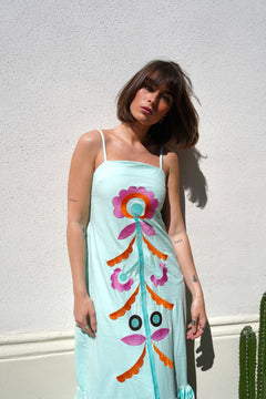 Andalucia blue dress
