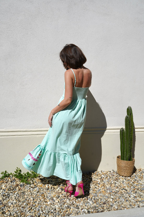 Andalucia blue dress
