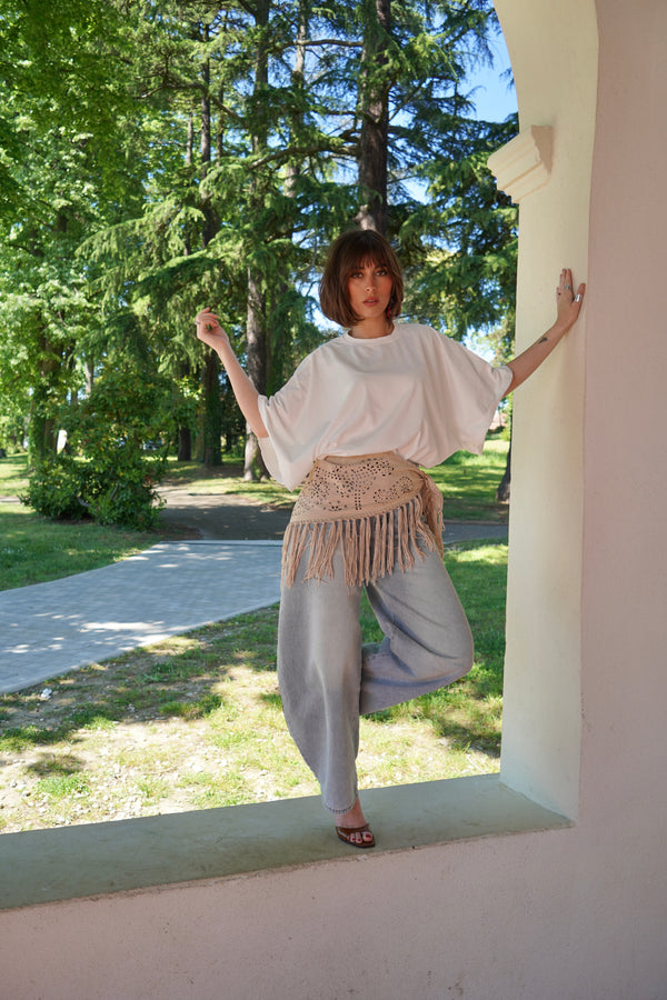 Beige Karma Scarf