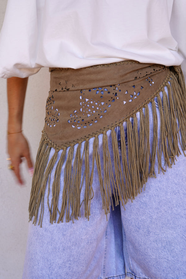 Khaki Karma bandana