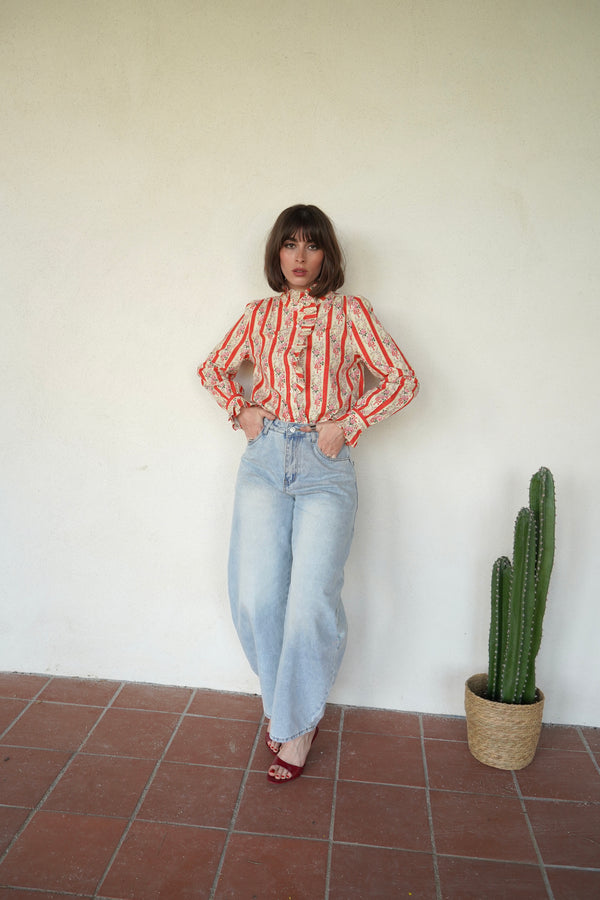 Red Apple Blouse
