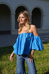 Blue Madrid top