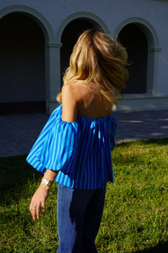 Blue Madrid top
