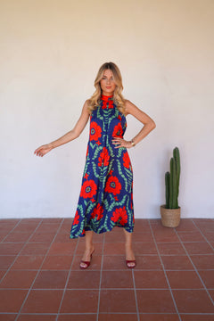 Robe Solange bleue