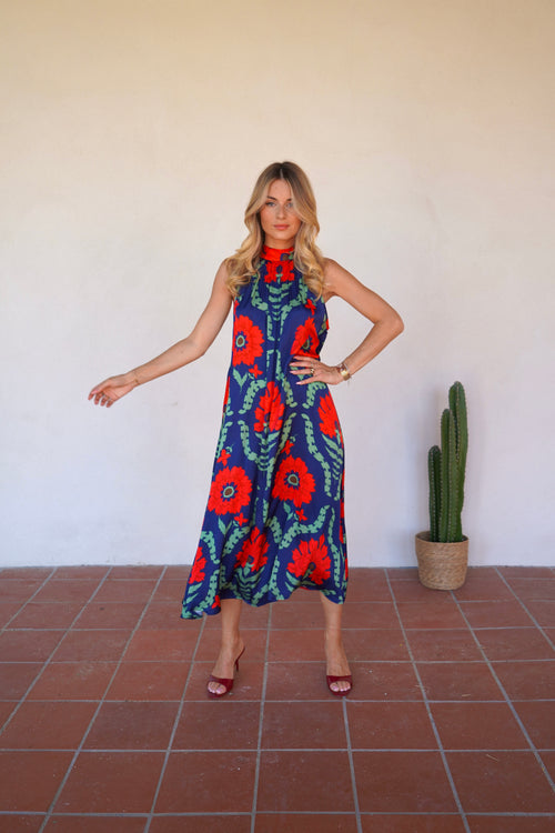 Robe Solange bleue