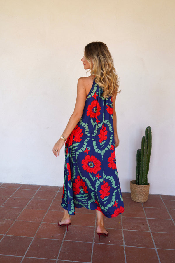 Robe Solange bleue