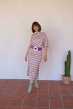 Jupe Cordoba mauve