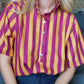 Haut Stripes rouge