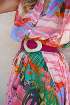 Ceinture Iris fucshia