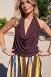 Brown Bahia top