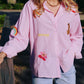 Chemise Eden rose