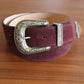 Ceinture Cole bordeaux