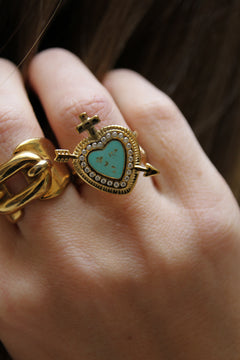 Bague Cupidon Turquoise