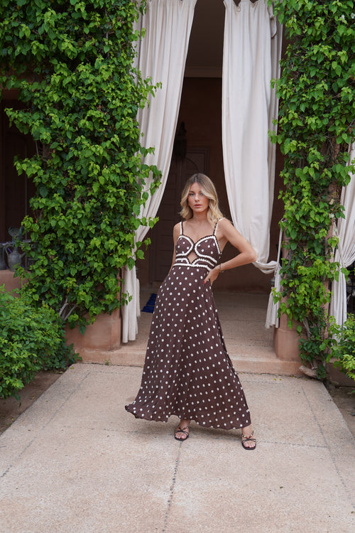 Robe Tiznit marron