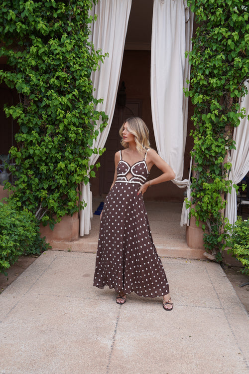 Robe Tiznit marron