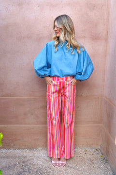 Pantalon Riad rouge