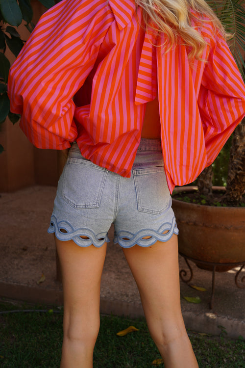 Short Dune bleu