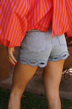 Short Dune bleu