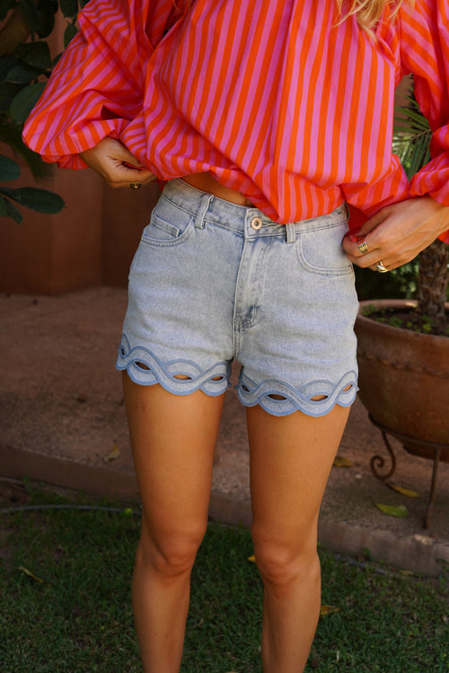 Short Dune bleu