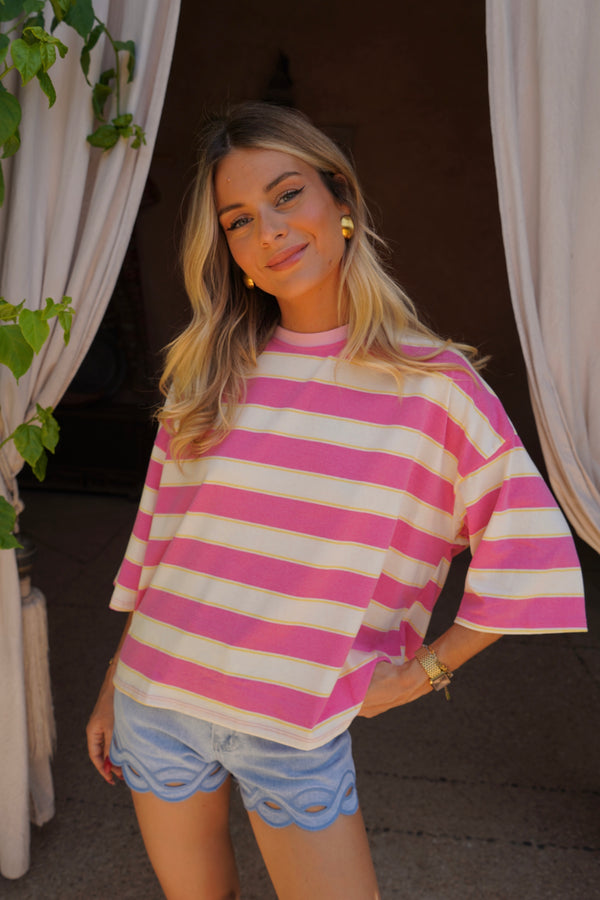 T shirt Ksar rose
