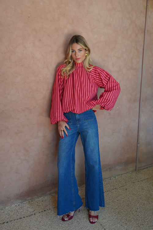 Blouse Merane rouge
