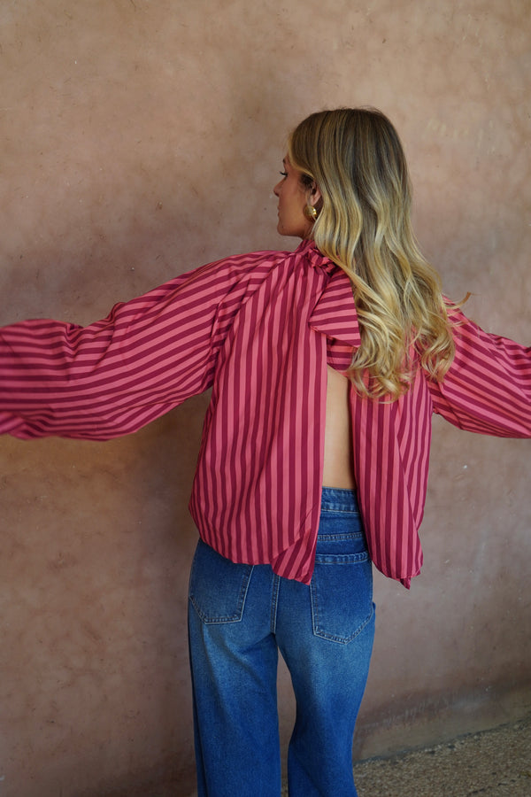 Blouse Merane rouge