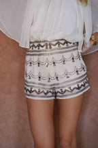 Short Elmira blanc
