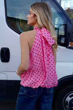 Polka Rose Top
