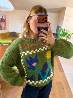 Pull Bloom vert