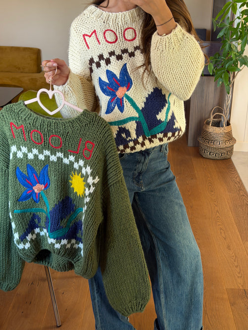 Pull Bloom vert