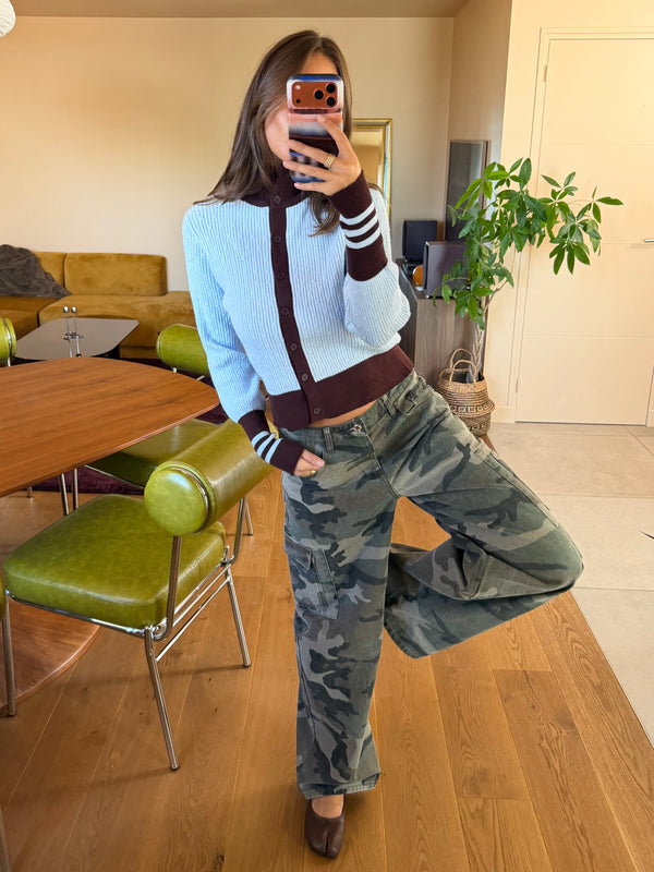 Gilet Boston Bleu