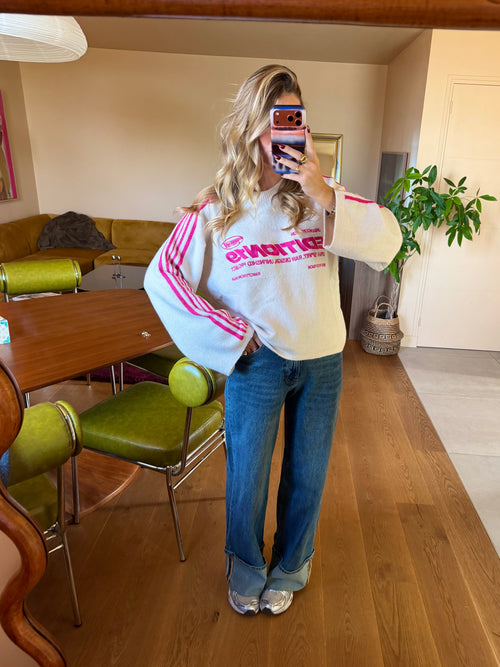 Pull Édition19 blanc