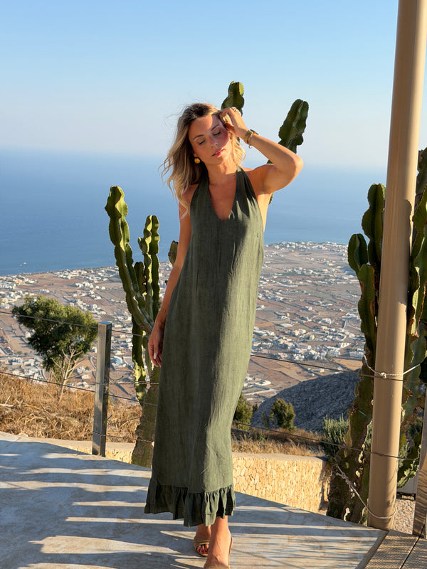 Robe Bélassane kaki